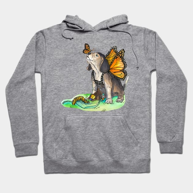 Monarch Buddy Hoodie by sketchcadet